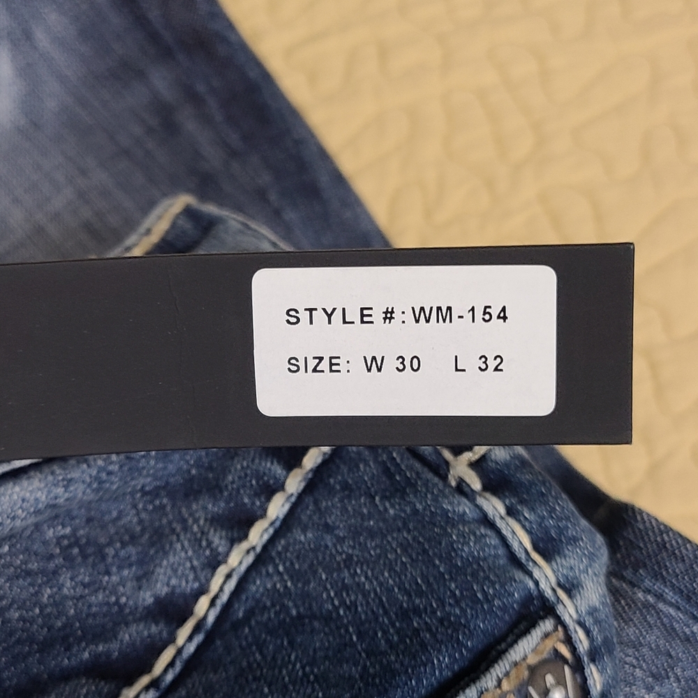 Dylan George Lucy distressed slim fit ankle zip jeans size 30 - Picture 12 of 12